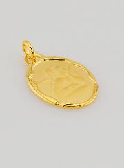 Medalla del Ángel de la Guarda en chapa de oro - 20 mm