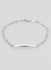 Pulseira Identidade em Prata Maciça - 18cm