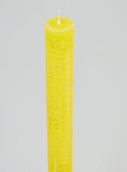 Vela Teñida en Masa 27 cm - Amarilla