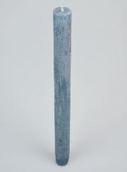 Vela Teñida en Masa 27 cm - Azul grisáceo