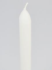 Vela Teñida en Masa 24 cm - Blanco