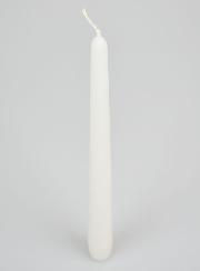 Vela Cónica Teñida en Masa 24 cm - Blanco