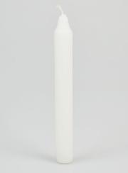 Vela Teñida en Masa 18 cm - Blanco