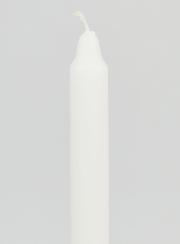 Vela Teñida en Masa 18 cm - Blanco