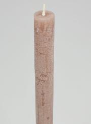 Vela Teñida en Masa 27 cm - Topo