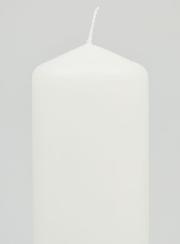 Vela de Decoração Branca - 17cm
