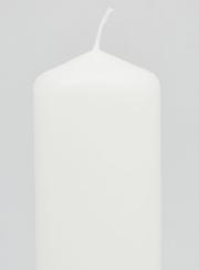 Vela Decorativa Blanca - 20 cm
