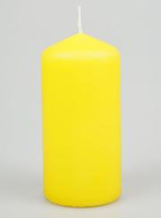 Vela Decorativa 12 cm - Amarilla