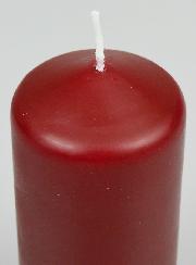 Vela Decorativa 12 cm - Burdeos