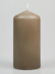 Vela Decorativa 12 cm - Color topo
