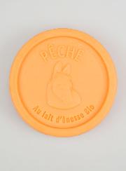 Jabón orgánico de leche de burra y melocotón - 100 g