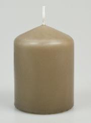 Vela Decorativa 8 cm - Color topo