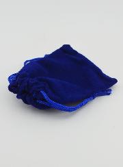 Bolsa Terço Presente Veludo 9cm - Azul