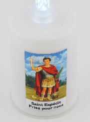 Vela de Iglesia con LED a San Expedito