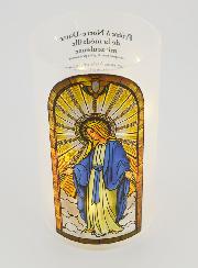 Portavelas LED - Virgen Milagrosa y Oración
