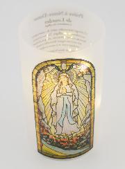 Portavelas LED - Nuestra Señora de Lourdes y Oración