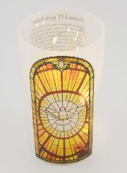Portavelas LED - Espíritu Santo y Oración