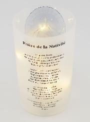 Portavelas LED y Oración - Natividad