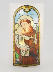 Portavelas LED y Oración - San Antonio