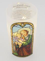 Portavelas LED y Oración - San José