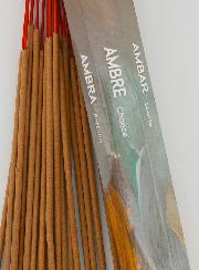 Varitas de incienso ámbar 30 g - Sin carbón