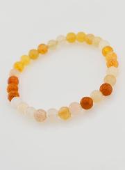 Pulseira em Pedra Natural de Jade Multicolor - 6mm