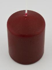Vela Decorativa 8 cm - Burdeos