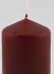 Vela Decorativa 8 cm - Burdeos