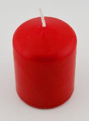 Vela Decorativa 8 cm - Rojo