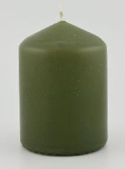 Vela Decorativa 8 cm - Verde Oliva