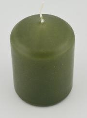 Vela Decorativa 8 cm - Verde Oliva