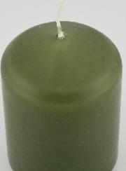 Vela Decorativa 8 cm - Verde Oliva