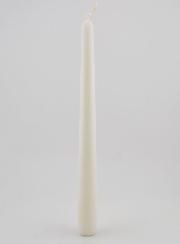 Vela Cónica Teñida en Masa 25 cm - Blanco
