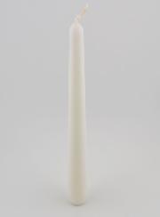Vela Cónica Teñida en Masa 25 cm - Blanco