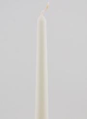 Vela Cónica Teñida en Masa 25 cm - Blanco