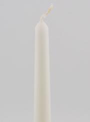 Vela Cónica Teñida en Masa 25 cm - Blanco