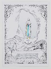 Cartão de Nossa Senhora de Lourdes