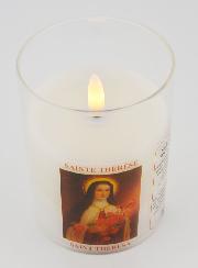 Vela Votiva LED - Oração de Santa Teresa