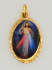 Medalla de Borde Torzado 25mm - Cristo Misericordioso