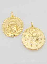 Medalla Milagrosa Acabado Oro 18k - 30mm