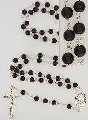Rosario de Piedras Naturales - Ónix Negro