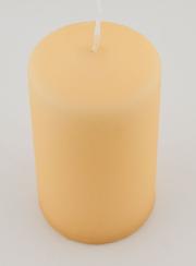 Vela decorativa de terciopelo Mate - Crema