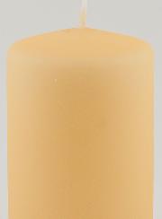 Vela decorativa de terciopelo Mate - Crema