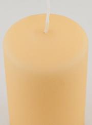 Vela decorativa de terciopelo Mate - Crema