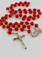 Terço Medalha Milagrosa - Vermelho