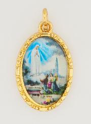 Medalha Borda Torcida 25mm - Nossa Senhora de Fátima