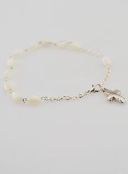 Pulsera Decenario de Nácar - Cuentas Ovaladas