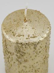 Vela de Decoração com Brilhantes - Champanhe