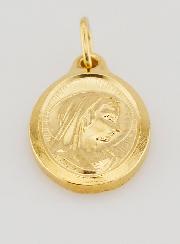 Medalha Virgem Maria de Perfil - 25mm