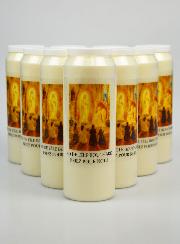 10 velas de novena a Nuestra Señora de L'Île-Bouchard
